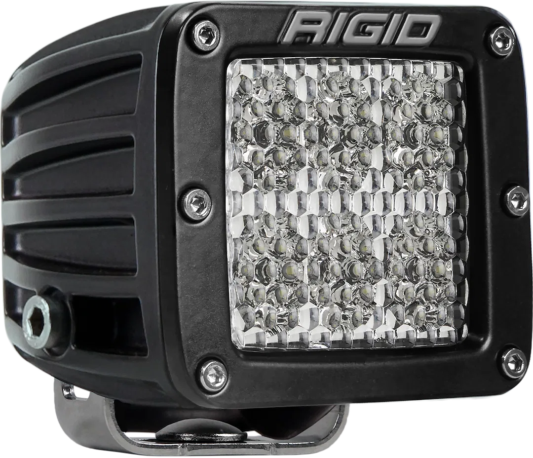 501503 – RIGID IND Driving/ Fog Light, LED Blub Specter-Diffused Beam Surface Mount No Wiring Harness Single